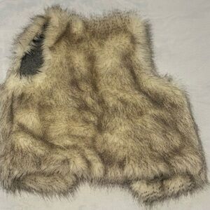 Victoria's Secret Gray and Cream Knit Vest